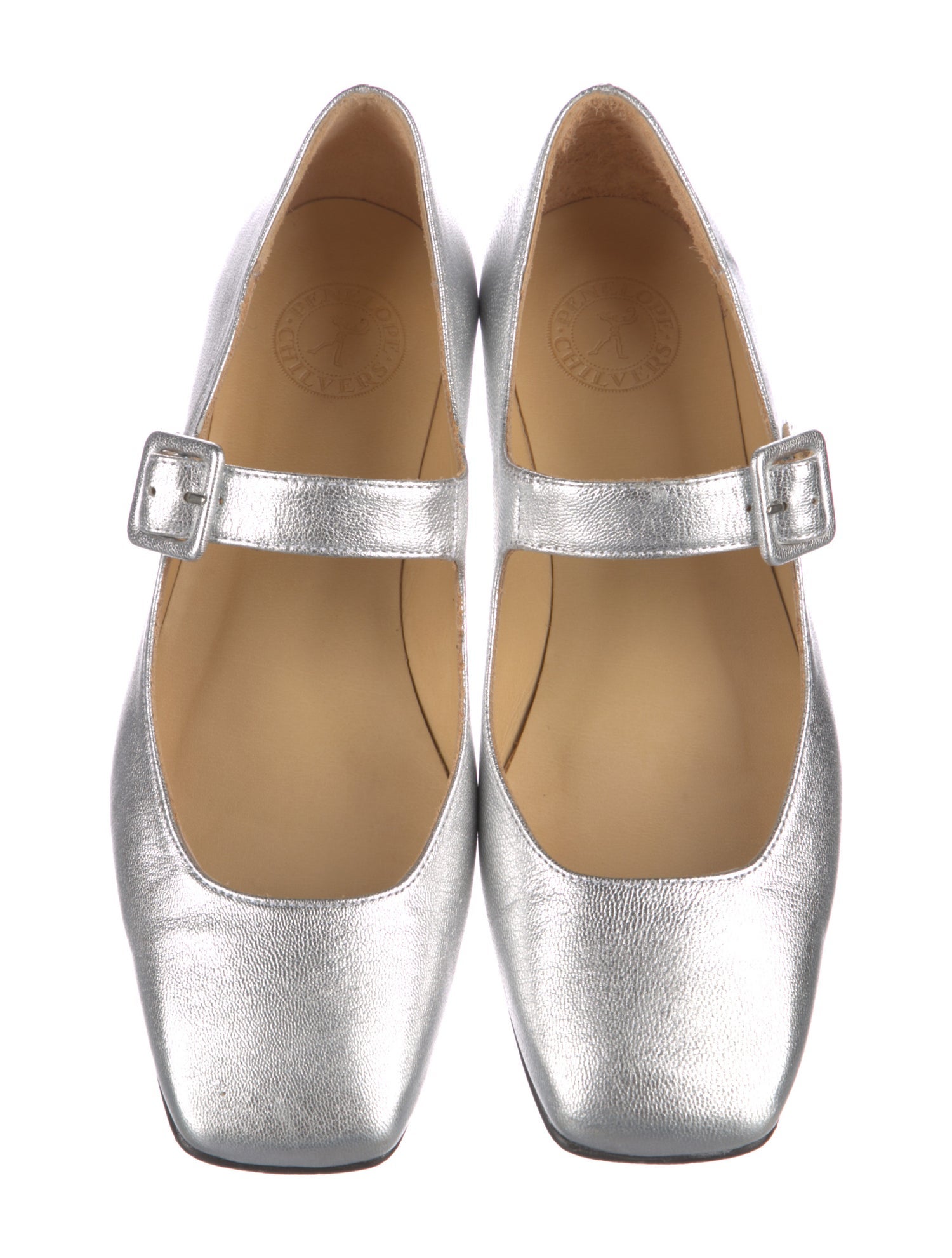 Penelope Chilvers Leather Mary Jane Flats